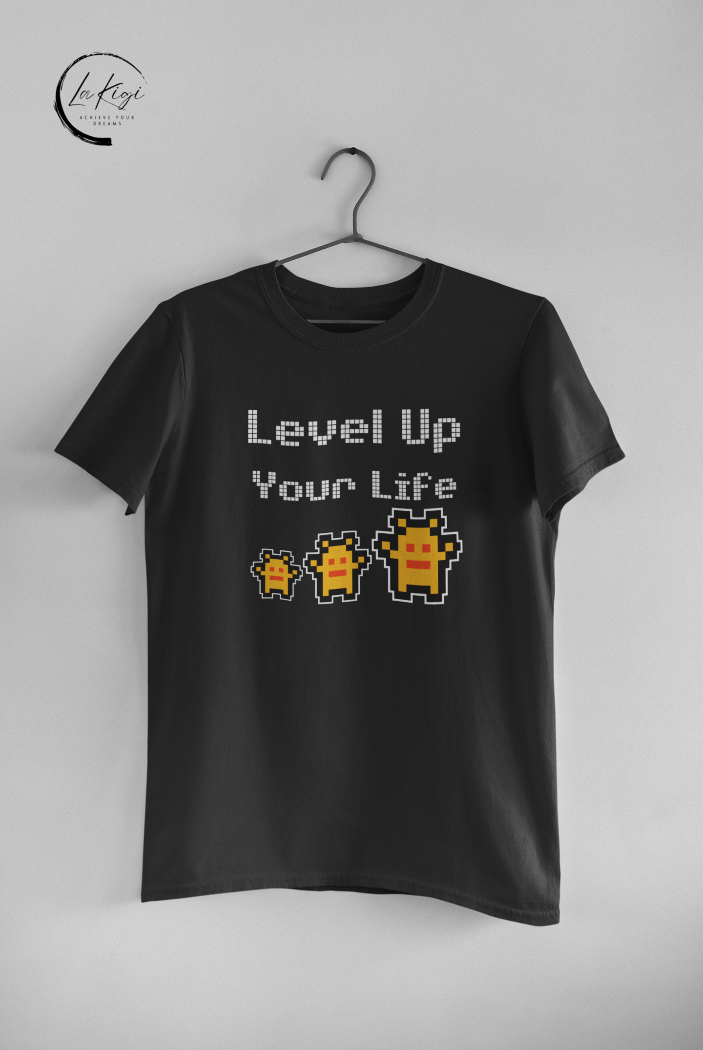 Level Up Your Life T-Shirt,Pixelated design tee,Technology,Gaming shirt,Unique design,Comfortable,Convention,Gift for her him,Women's,Men's