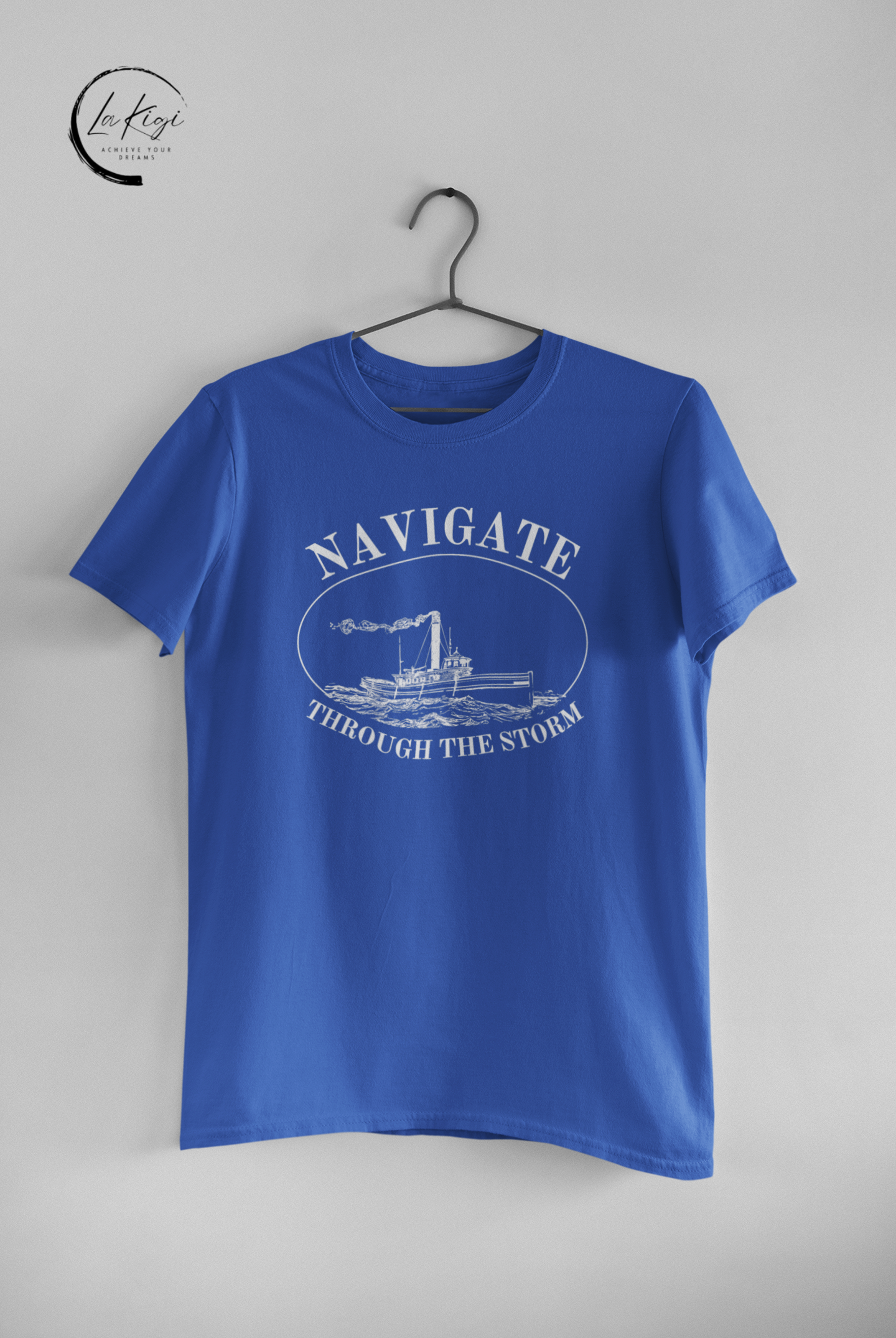 Navigate Through the Storm T-Shirt,Ship tee,Gym wear,Graphic design,Comfortable,Statement piece,High-quality,Gift for her him,Women's,Men's