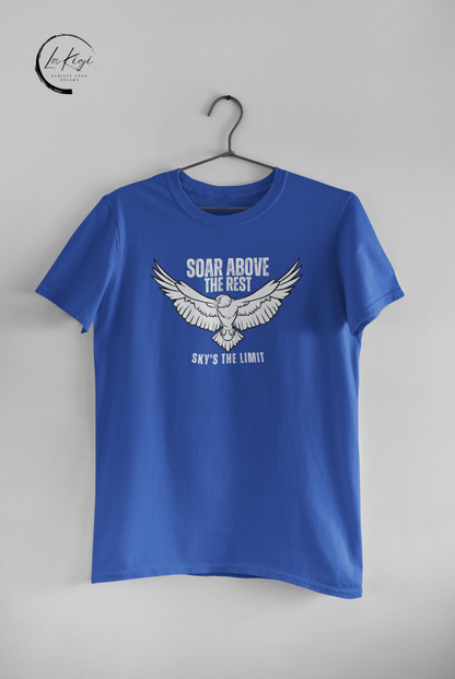 Soar Above the Rest T-Shirt,Eagle t-shirt,Graphic tee,Classic fit,Inspirational message,Comfortable,Gift for her him,Women's,Men's