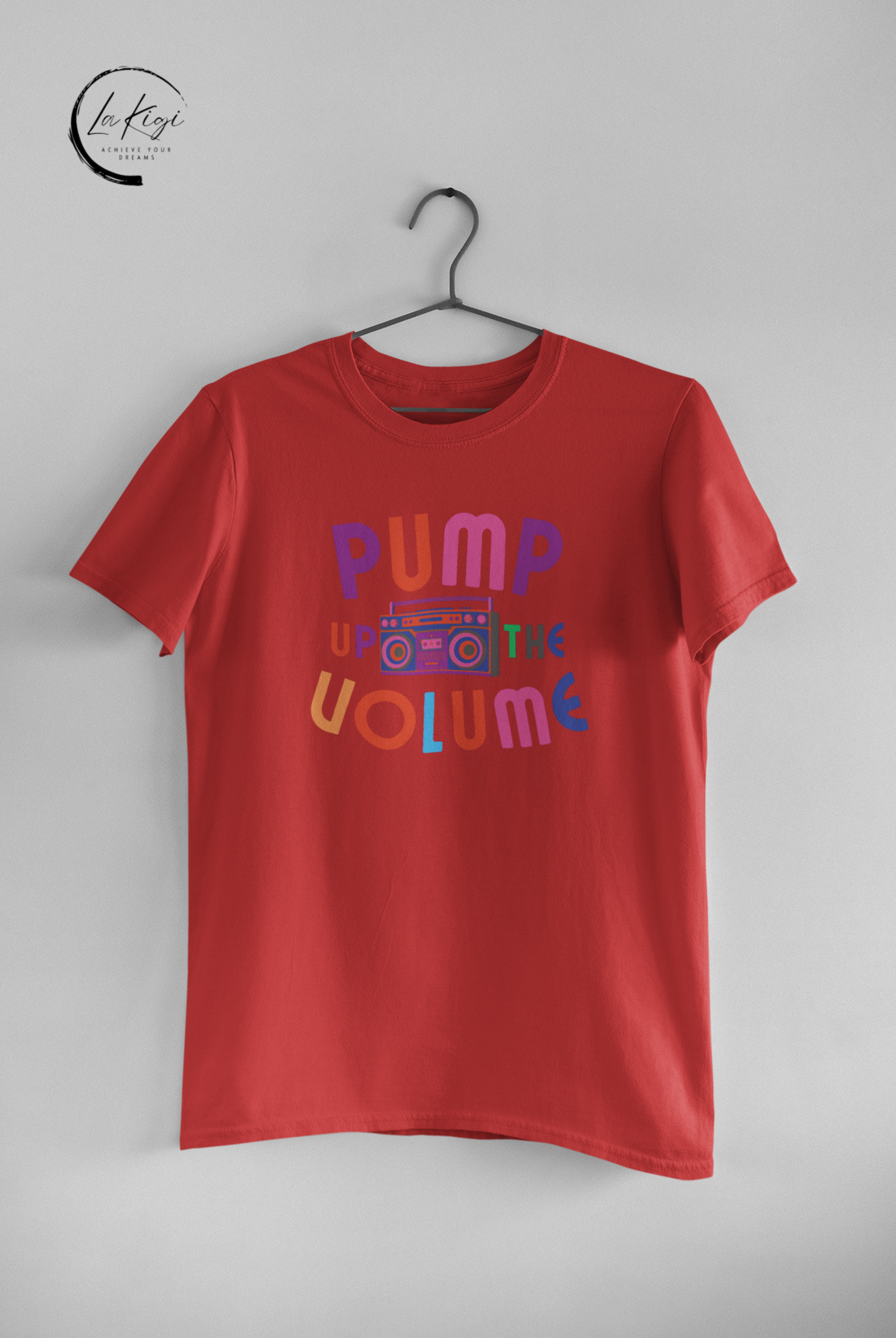 Pump Up the Volume T-Shirt,Music tee,90's style,Boombox,Energy,Powerful,High-quality materials,Statement,Gift for her him,Women's,Men's