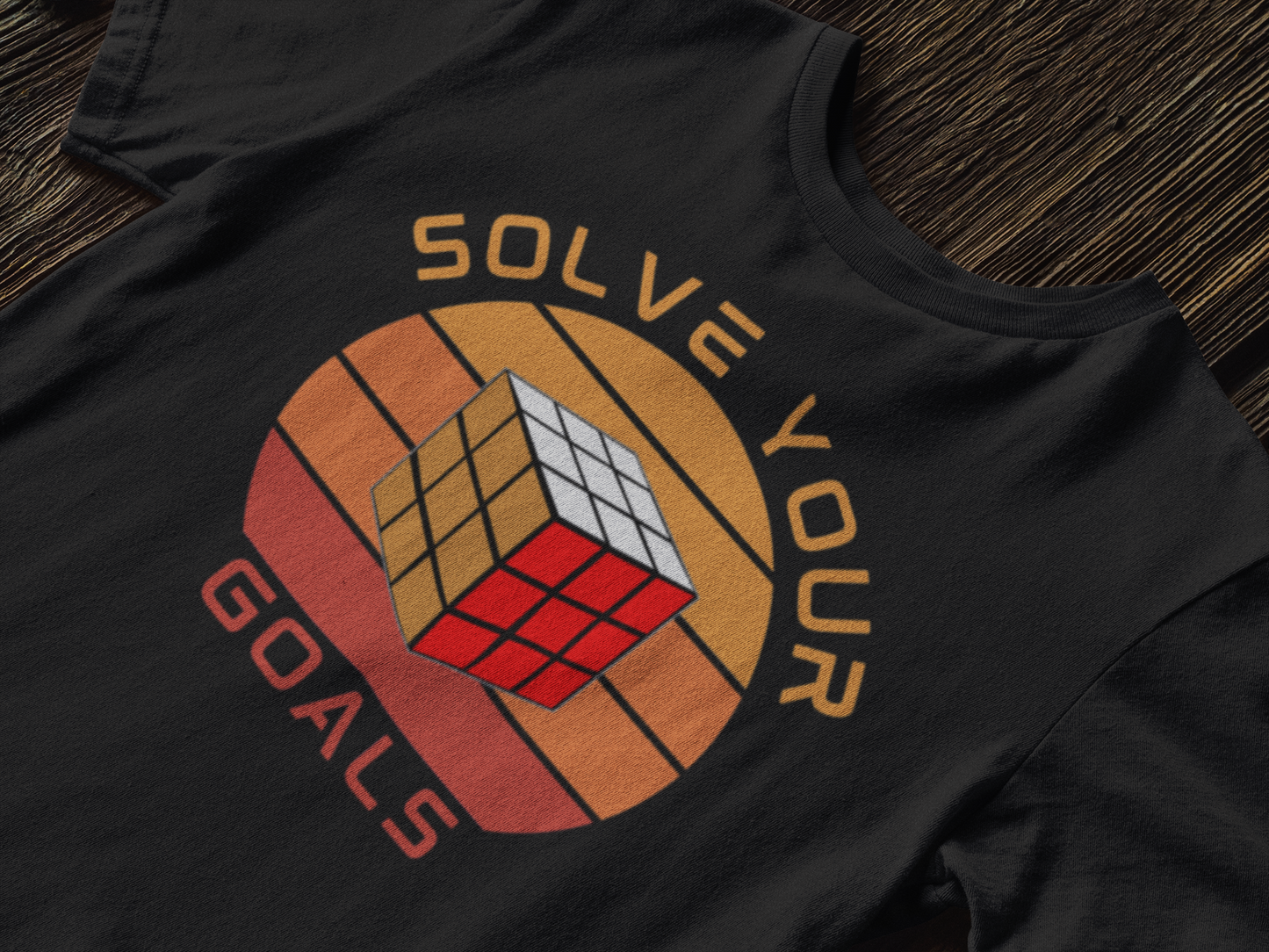 Solve Your Goals T-Shirt,90's nostalgia tee,Modern motivation,High-quality materials,Playful 90's aesthetic,Gift for her him,Women's,Men's