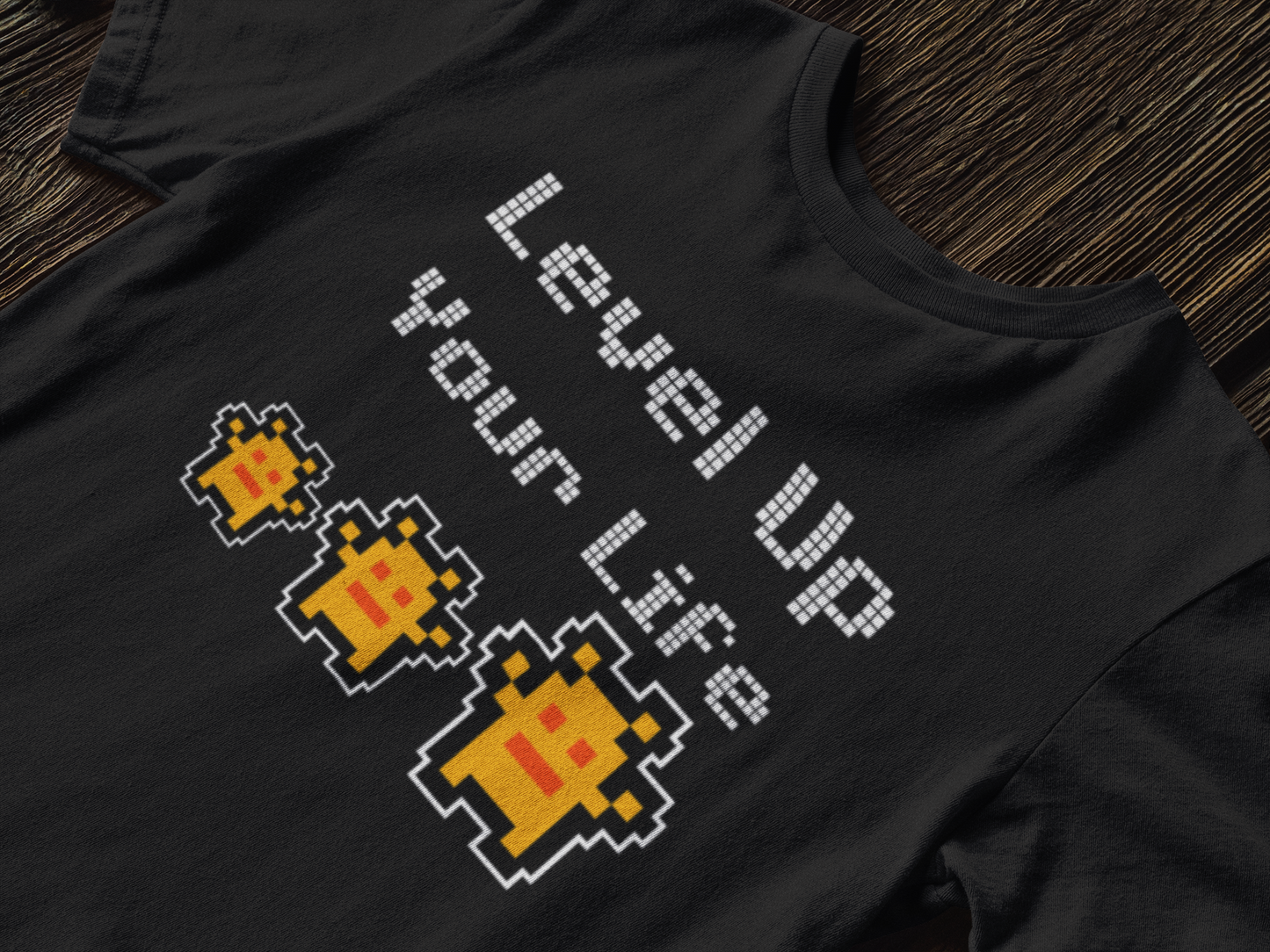 Level Up Your Life T-Shirt,Pixelated design tee,Technology,Gaming shirt,Unique design,Comfortable,Convention,Gift for her him,Women's,Men's