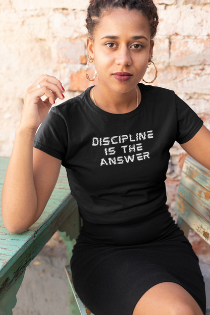 Discipline is the Answer T-Shirt,Training tee,Workout shirt,Fitness tee,High-quality,Comfortable and Durable,Gift for her,Gift for him,Women's,Men's