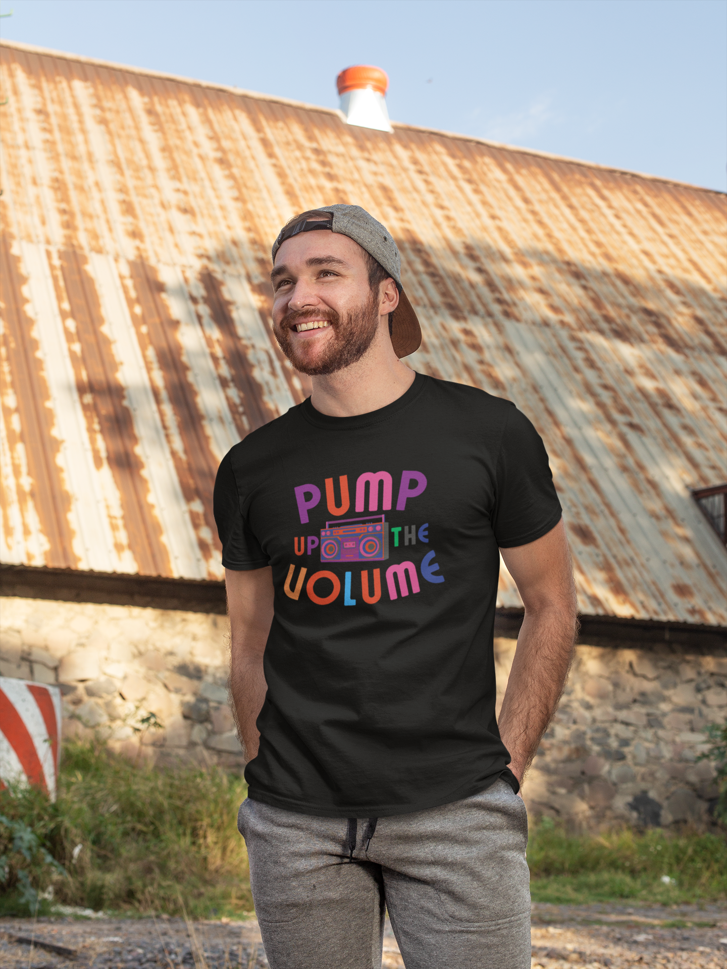 Pump Up the Volume T-Shirt,Music tee,90's style,Boombox,Energy,Powerful,High-quality materials,Statement,Gift for her him,Women's,Men's