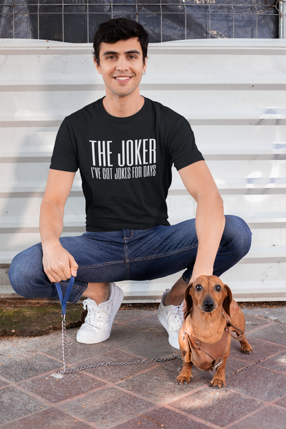 The Joker T-Shirt,The Joker Tee,Mischievous,Entertaining,Playful,Funny,Unpredictable,Convention,Gift for her him,Women's,Men's