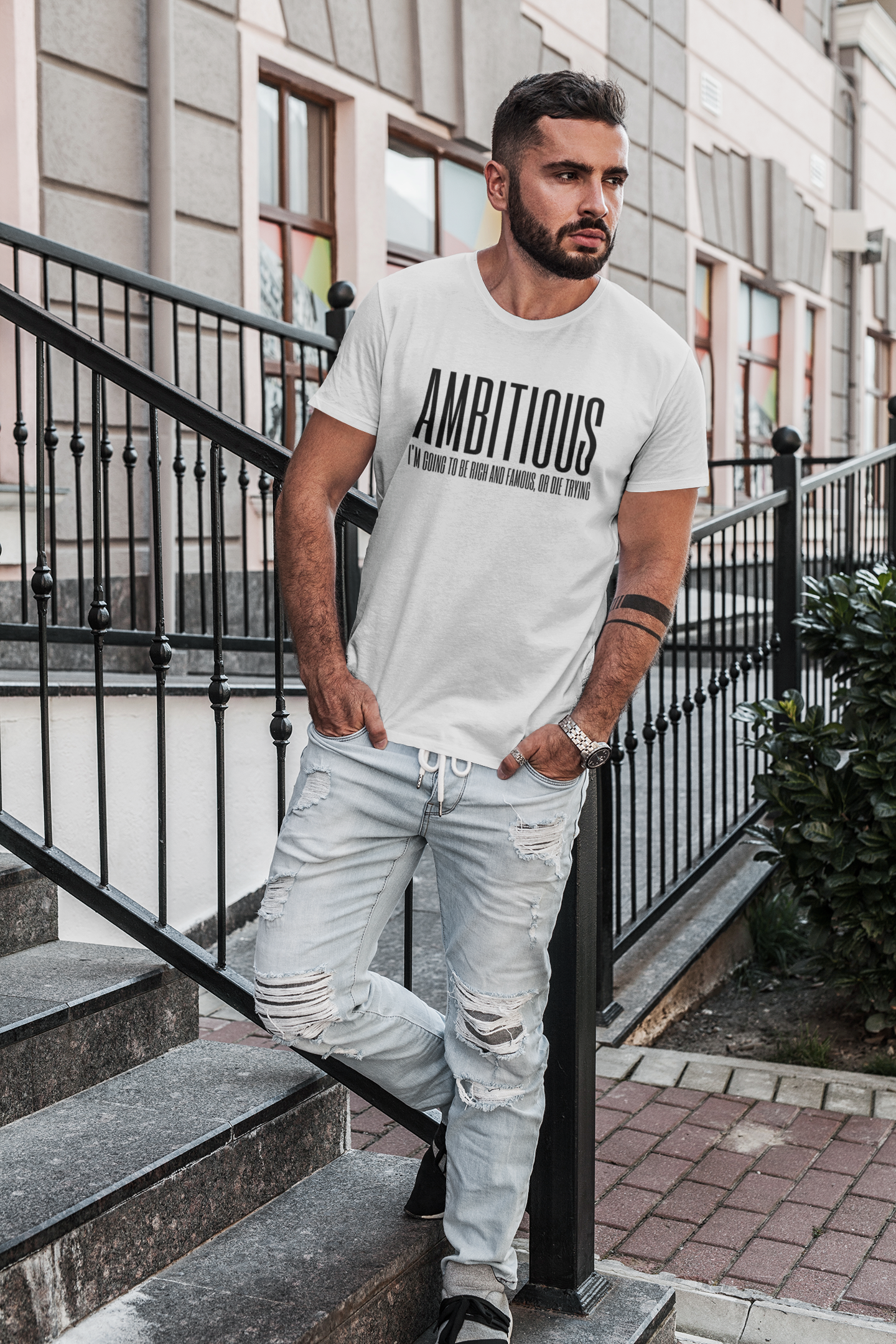 Ambitious T-Shirt,Ambitious tee,Dreamers tee,Motivational shirt,Confident top,Humorous Shirt,High-Quality tee,Gift for her him,Women's,Men's