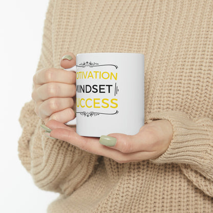 Motivation, Mindset, Success Mug 11oz